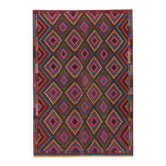 Vintage Turkish kilim, handwoven, 173x263 cm.