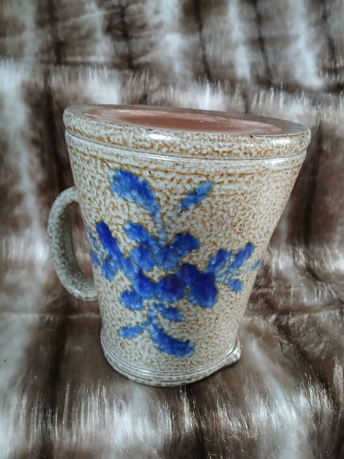 Old glazed stoneware jug