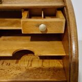 Old oak curtain storage file