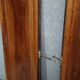 Pair of walnut wardrobe doors, dated 1895 / for cupboard
