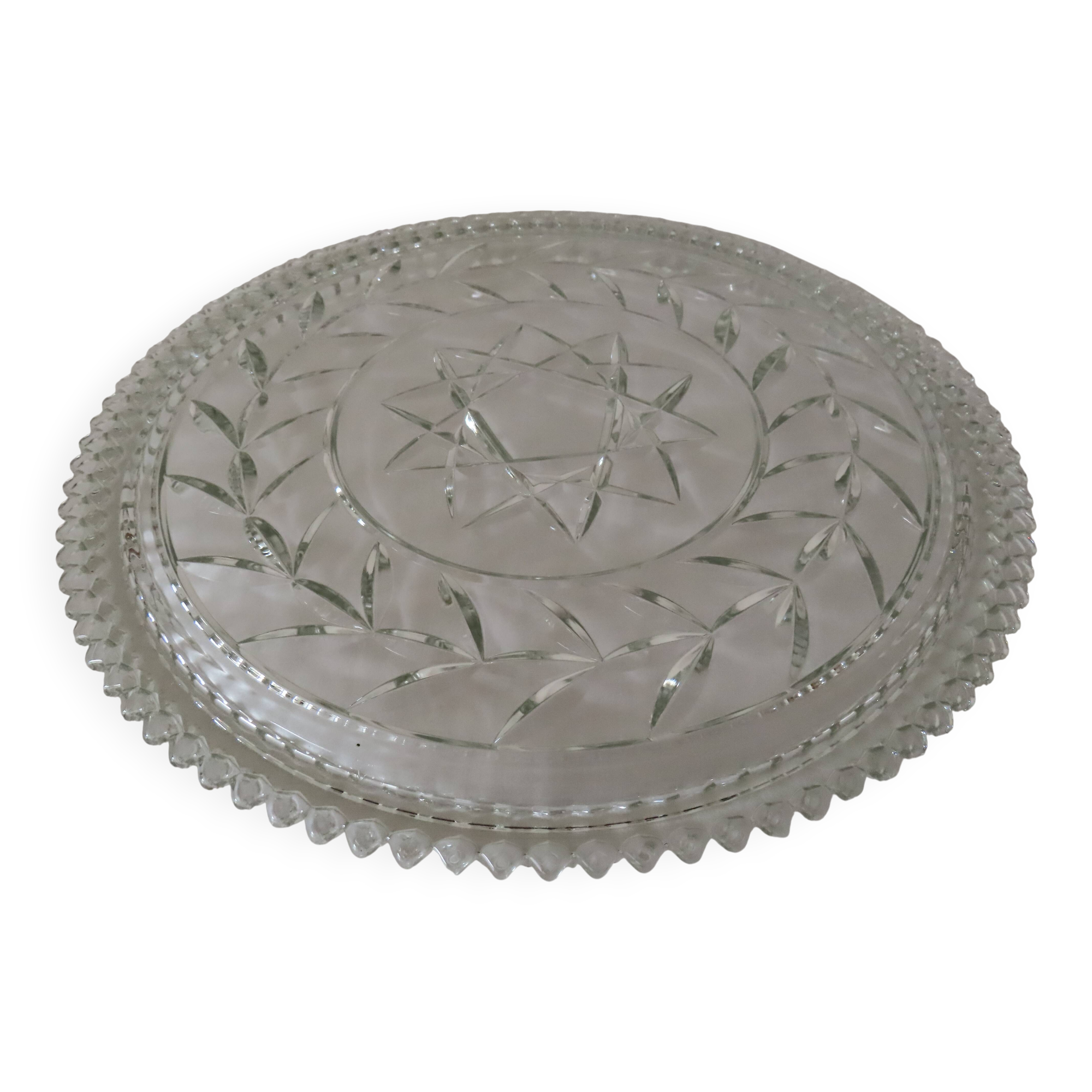 Walther-Glas crystal pie dish