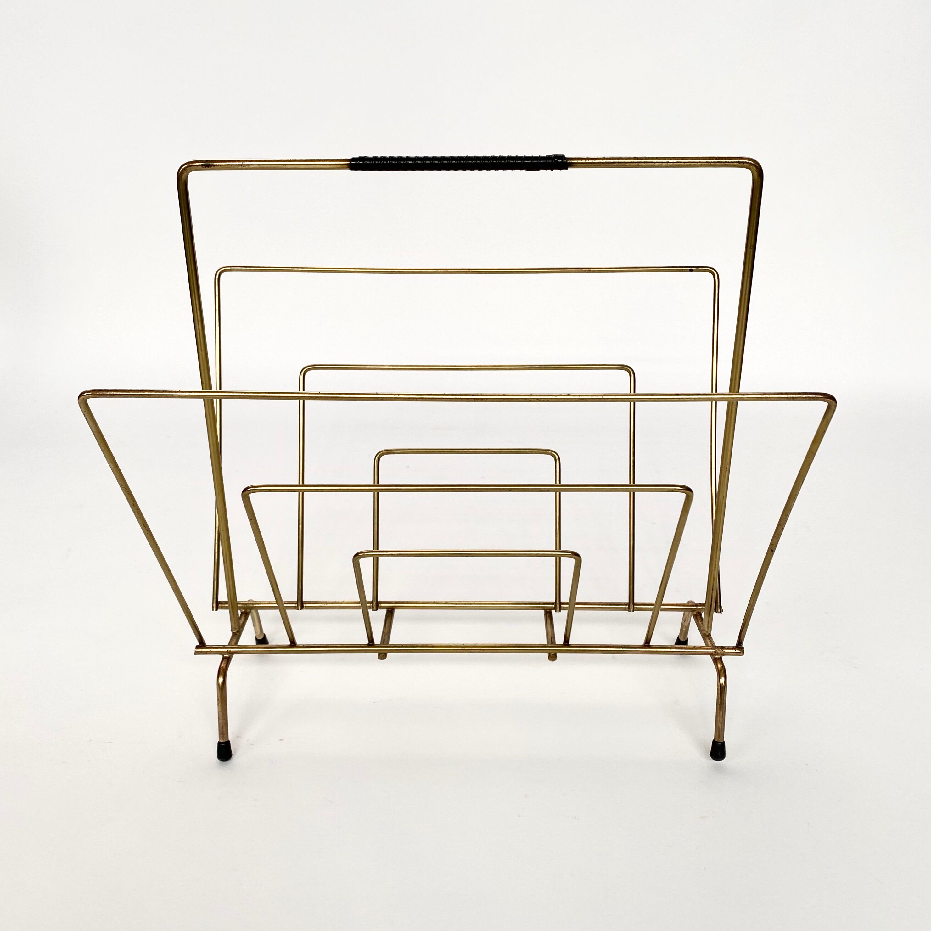 Brass magazine holder 60s.