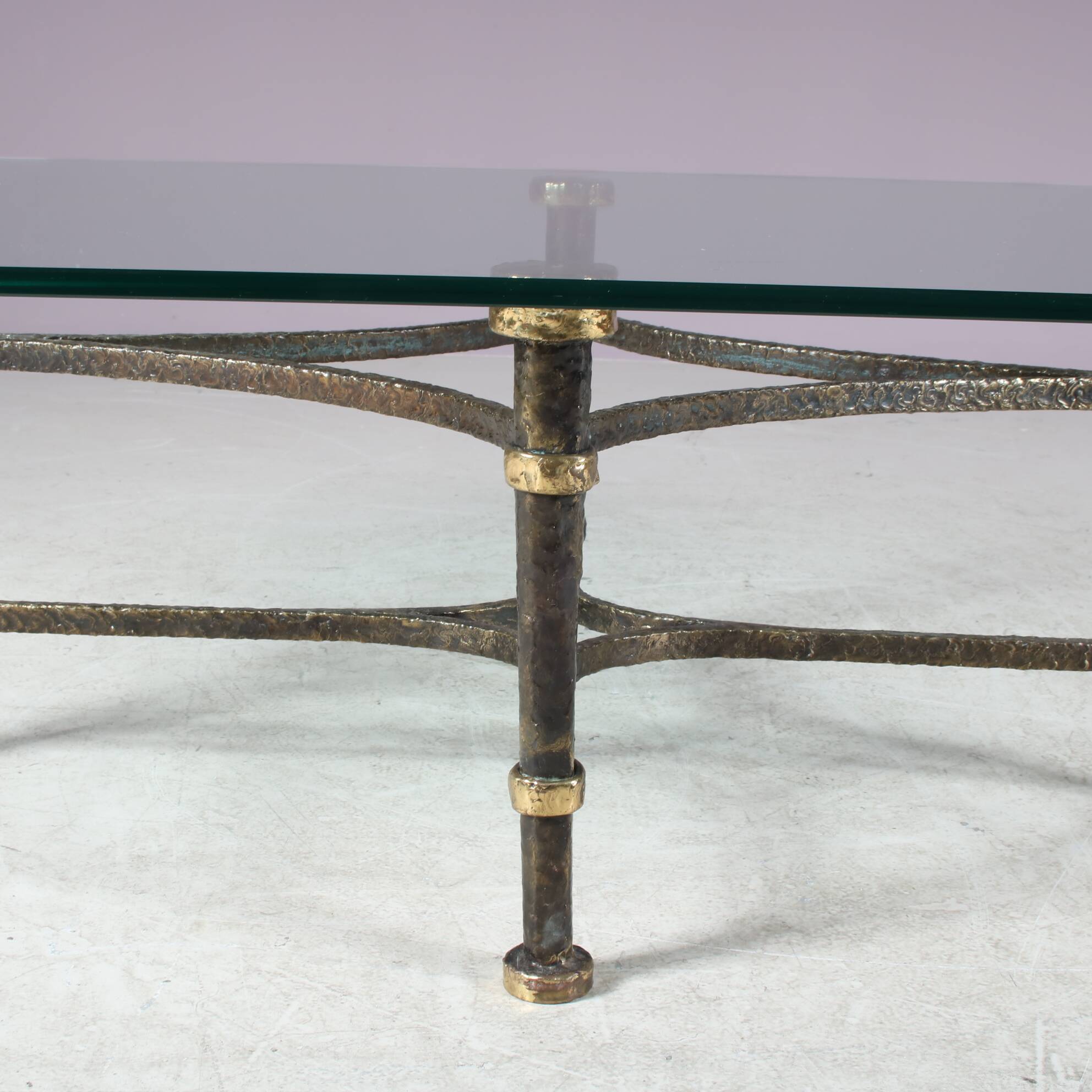 1990s Brutalist style coffee table from Italy