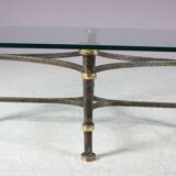 1990s Brutalist style coffee table from Italy
