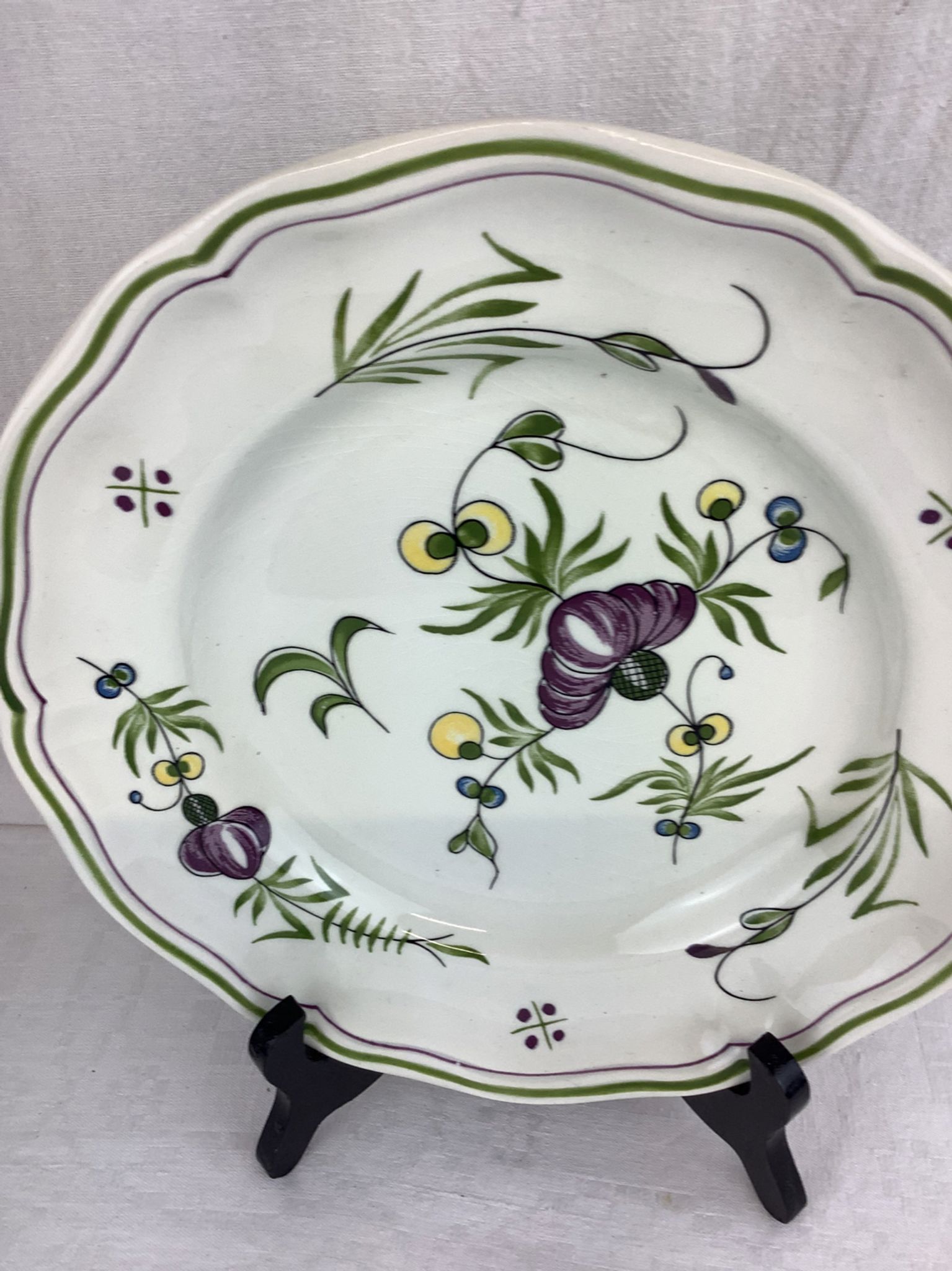Assiette Décorative ou Plat Longchamp France