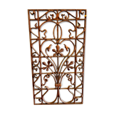 Cast iron door grille