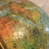 World map in relief
