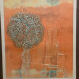 Shoichi HASEGAWA - A Tree - Lithograph - Signed - Numbered - Framed