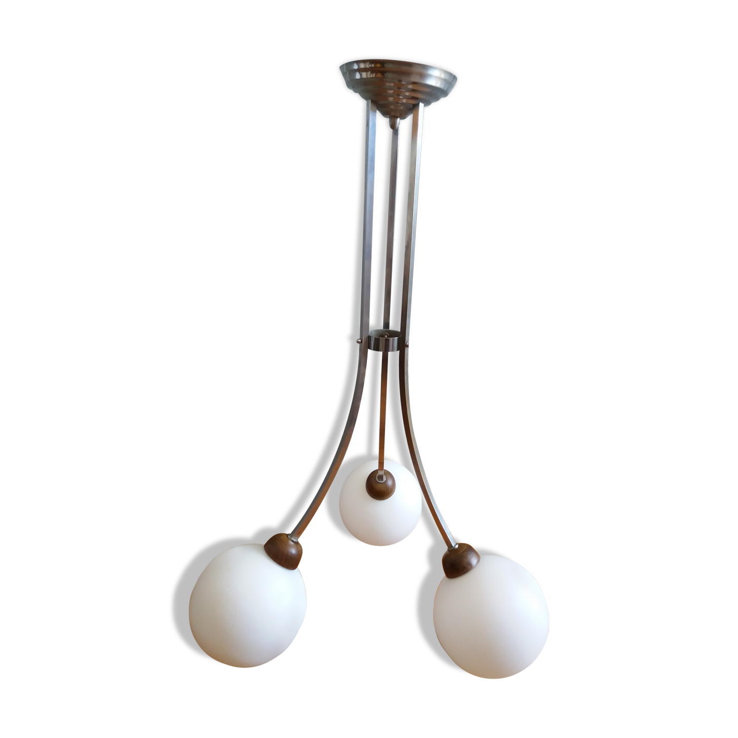 Chandelier globes opaline