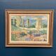 Huile sur panneau originale suédoise – « Paysage luxuriant » par Nils C. – Vintage et encadrée – 71 × 56 cm (28" × 22")