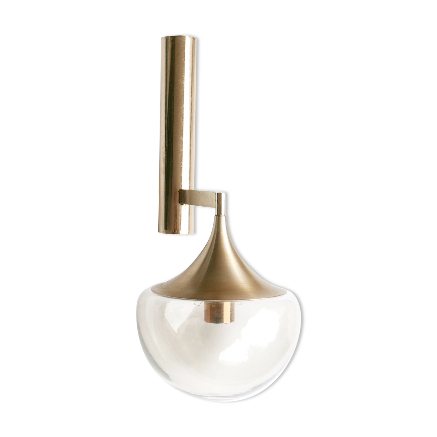 Brass Amilux wall lamp, 50's