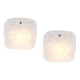 A pair of glass wall sconces by Kalmar, Austria, 1960s.