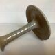 Beige and blue ceramic candlestick