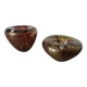 Maltese Glass Ashtrays from Mdina, 1960s, Set of 2