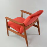Wroclaw coral pink armchair