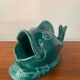 Cendrier vintage poisson en barbotine