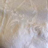 Large white ceremonial tablecloth