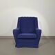 Graceful arm chair / wool bouclé / 70's