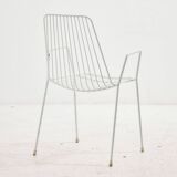Fauteuil de jardin empilable, lot de 6