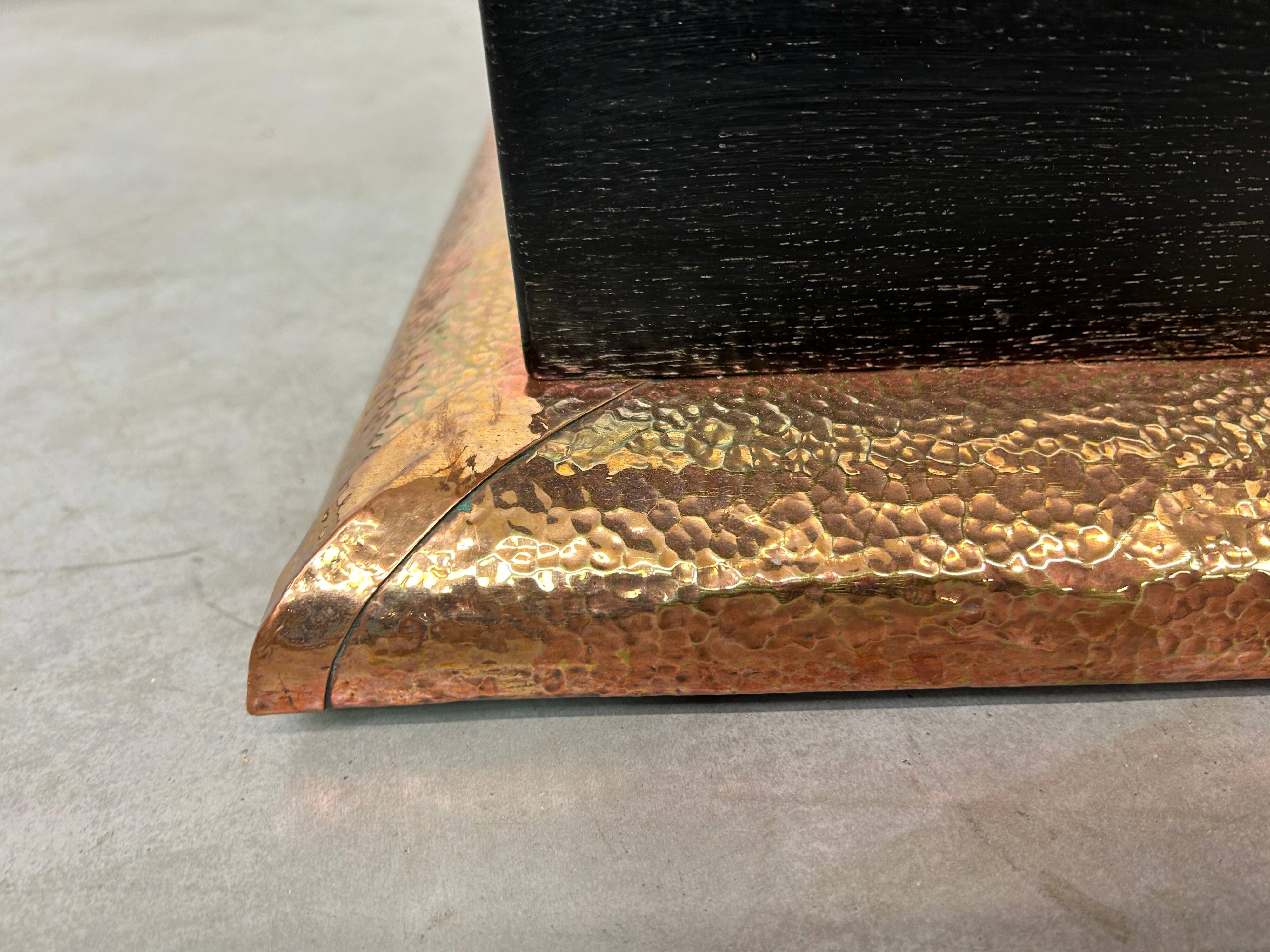 Black Jugendstil coffee table