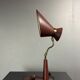 Midcentury leather wrapped French desk lamp style of Jacques Adnet, 1950s