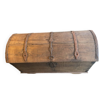 Old wooden trunk