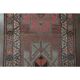 1970s Vintage Turkish Oushak Handmade Wool Cotton Pink Runner Rug 84x416