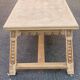 Table à manger de ferme bretonne extensible rénovée en chêne 19ème 200-290c