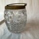 19th century glass or molded crystal ice bucket