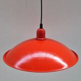 Enamelled sheet metal pendant light