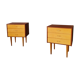 Two bedside tables, 50s