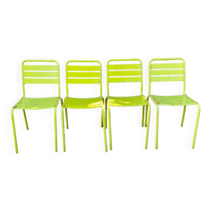 Chaises en métal