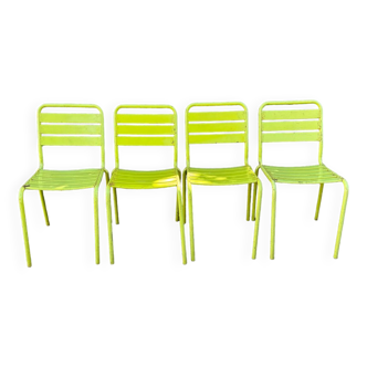 Metal chairs