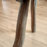 Chaise tripode brutaliste