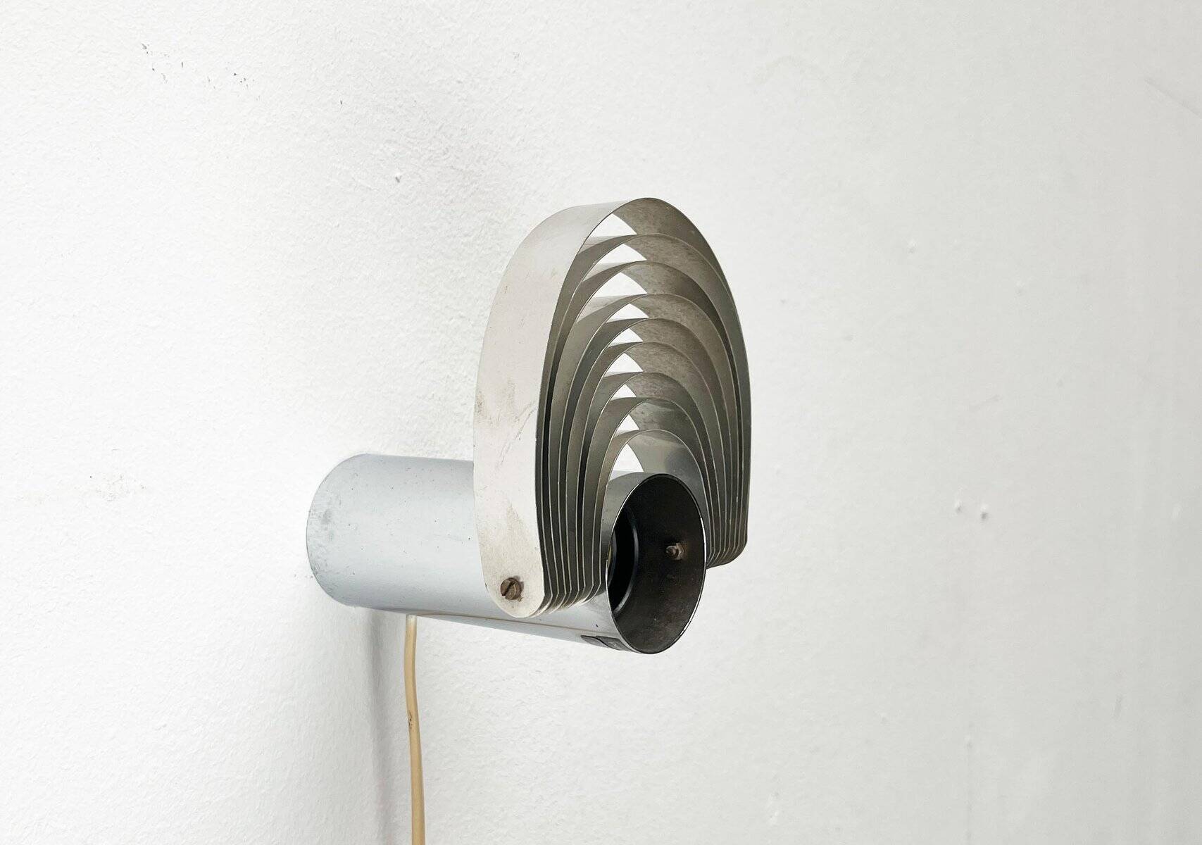 Vintage Space Age Swiss Model Visier Magnetic Wall Lamp by E. R. Nele for Temde, 1970s
