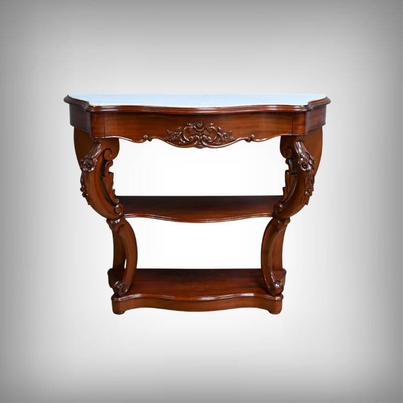 Mahogany Console, Napoleon III Period – Part 2 of the 19th Century