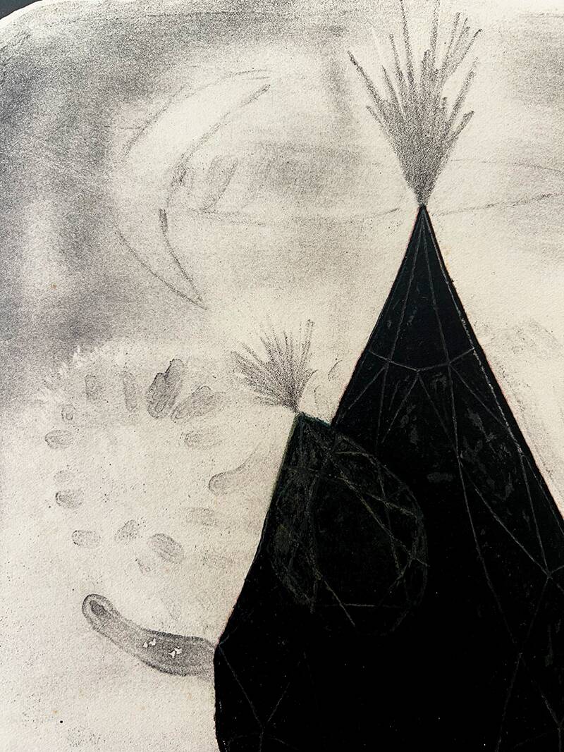 Signed and numbered lithograph “Trial Proof” by Bohuslav Horak