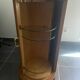 Rotating wooden bar cart from the 1950s.