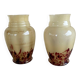 Two Art Deco Glass Vases by Franz Welz, 1920s
