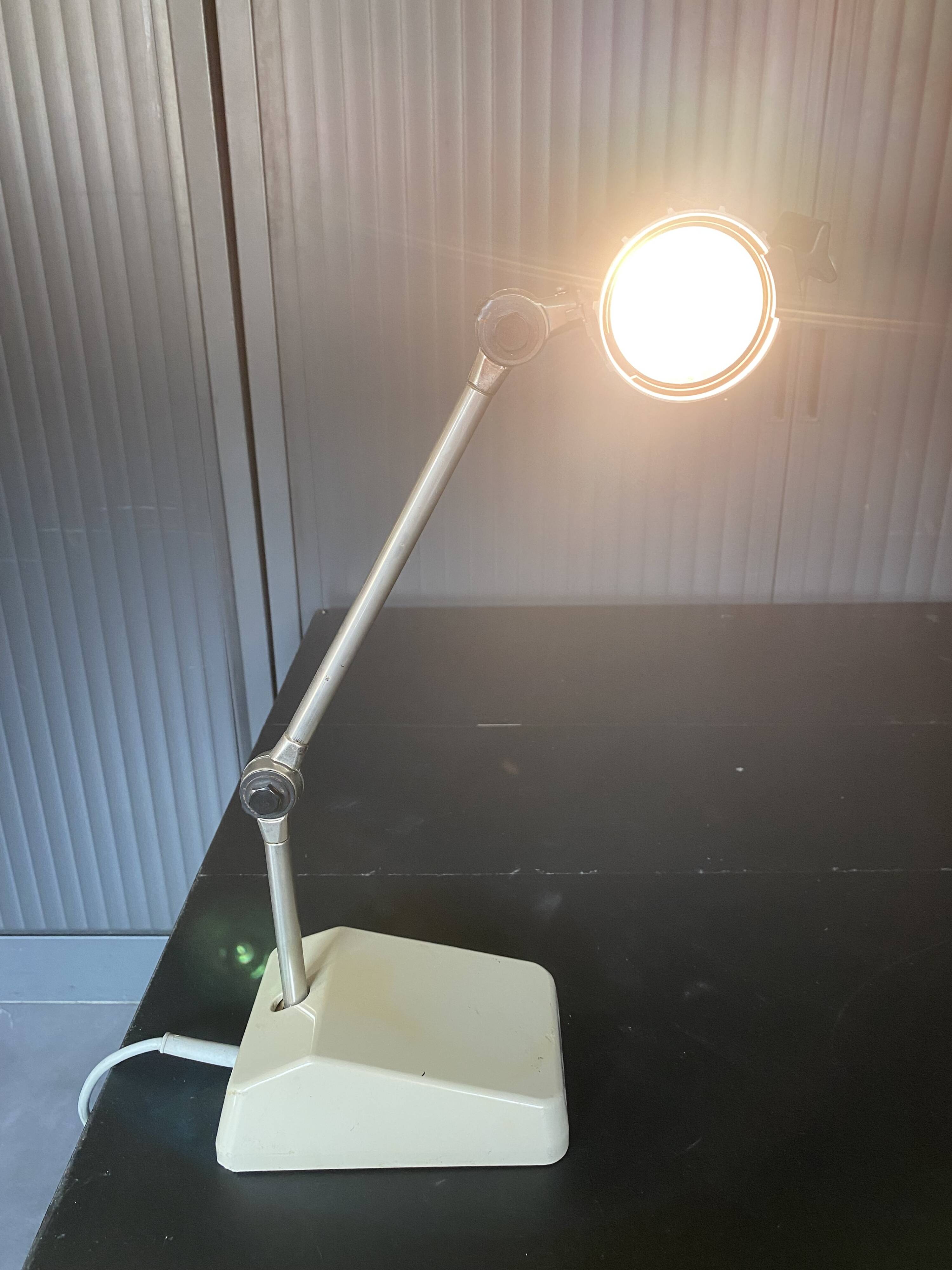 Waldmann metal articulated lamp vintage industrial workshop 1950