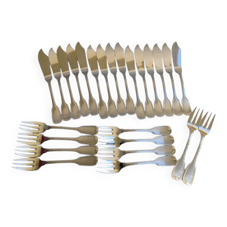 Stainless steel fish cutlery set