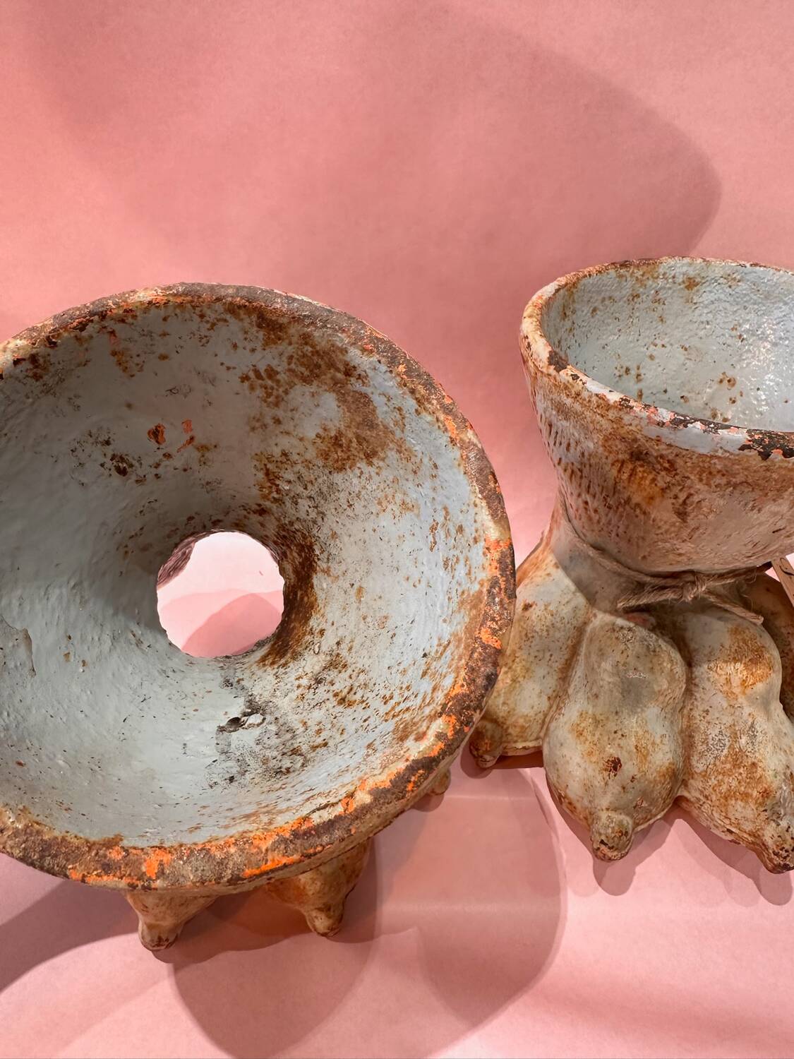 Antique Cast Iron Garden Lions Paw Feet