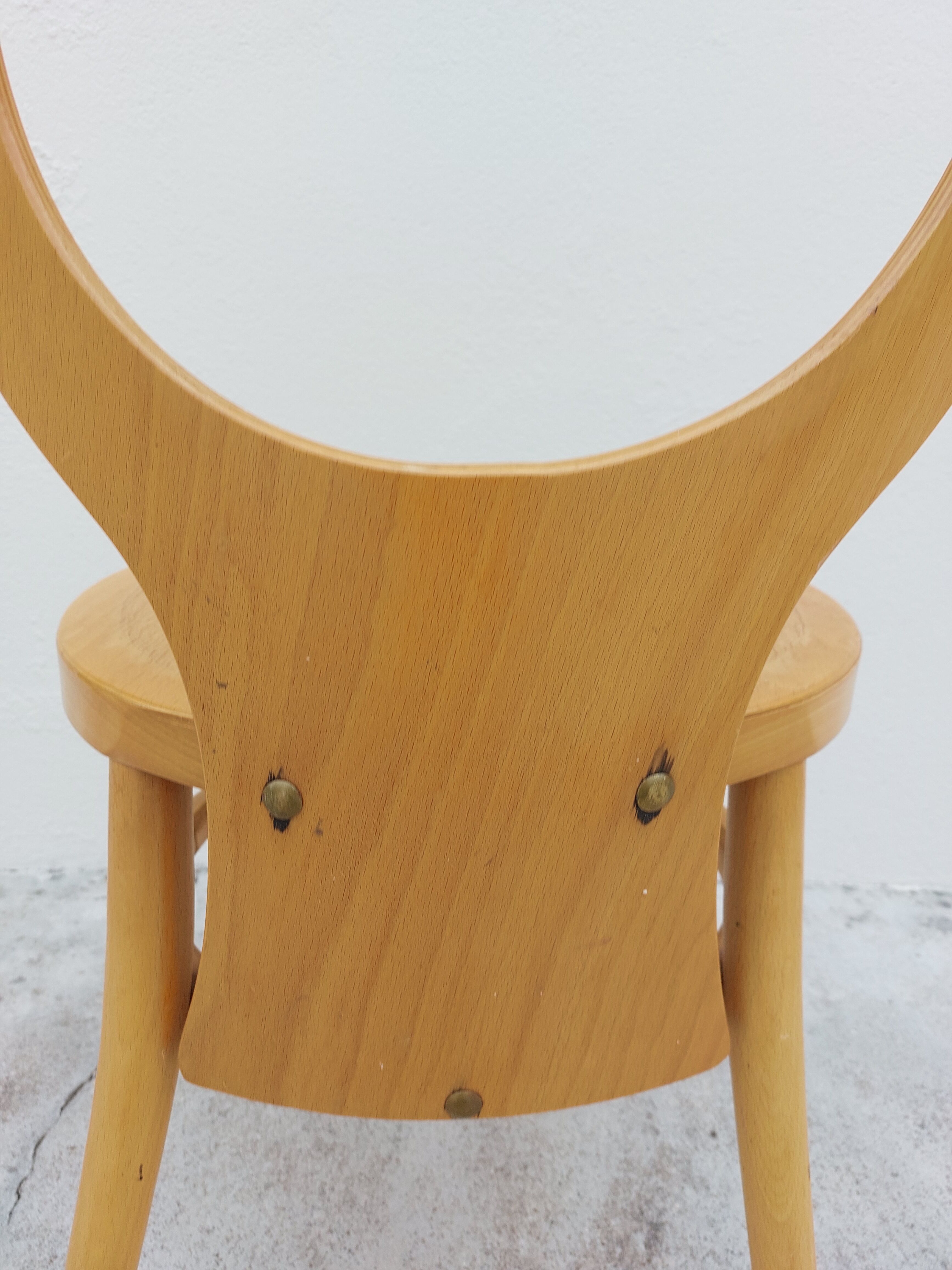 Bistro chair signed Baumann seagull model