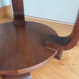 Art Deco tripod console pedestal table
