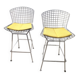 Set of 2 Bertoia bar chairs, Knoll International