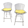 Set of 2 Bertoia bar chairs, Knoll International