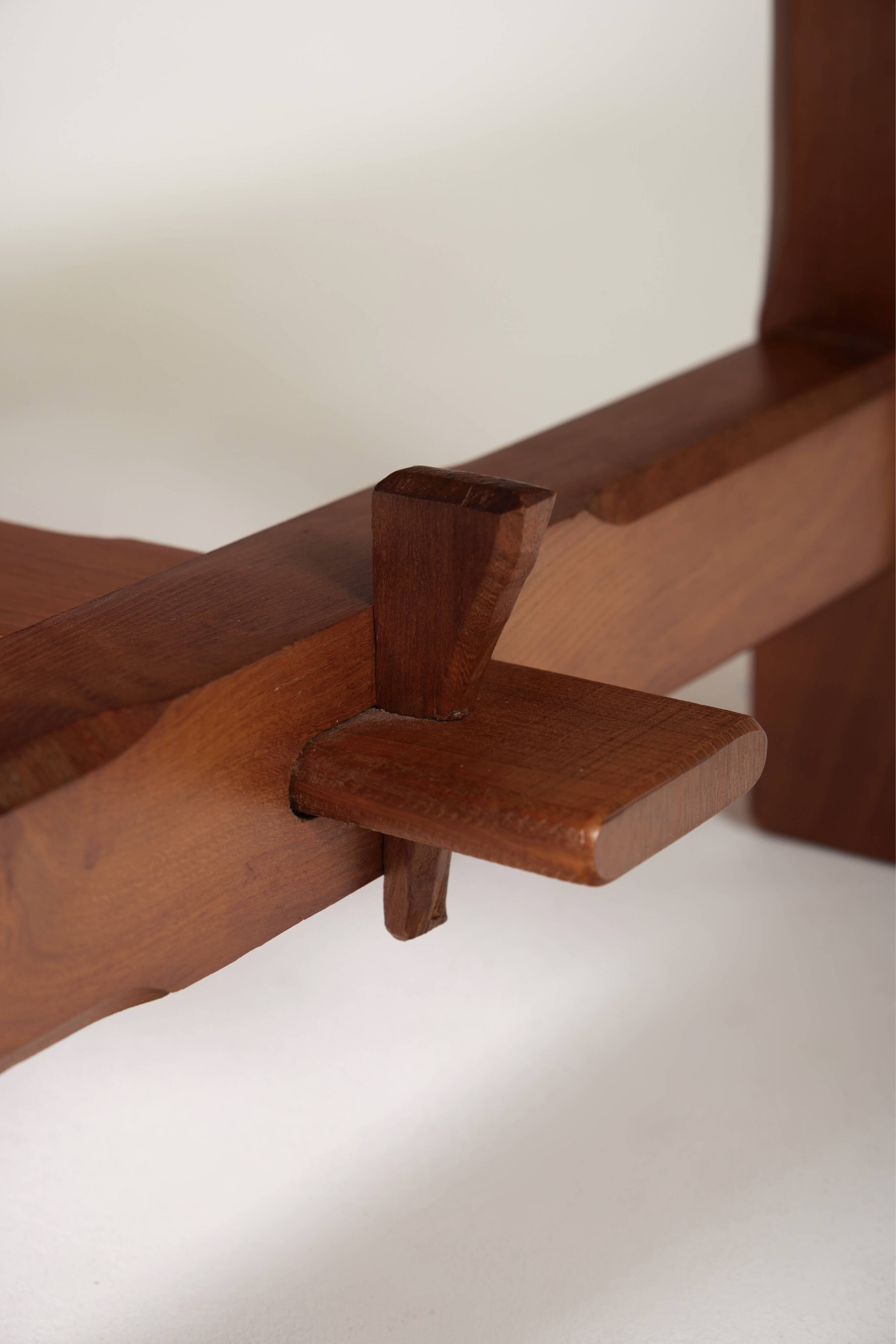 Solid wood coffee table