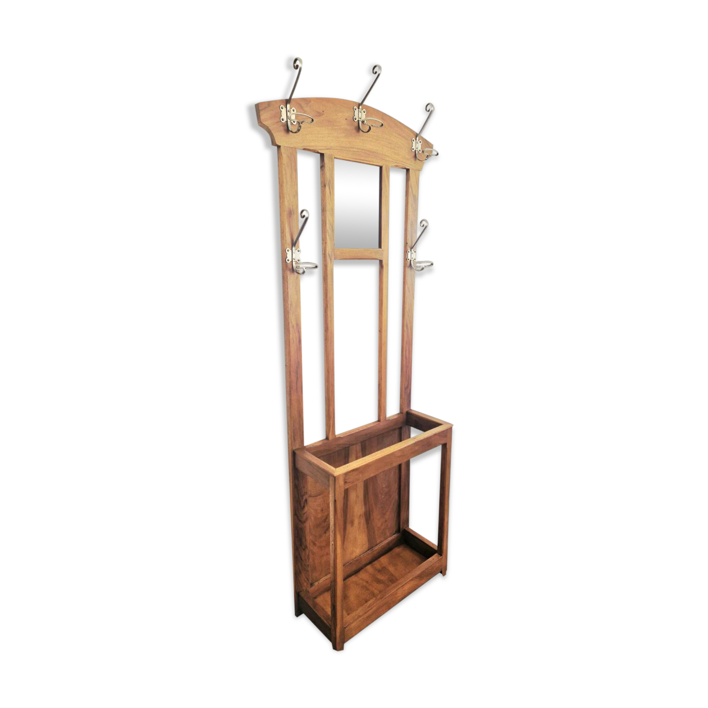 Vestiaire d’entrée style Art Déco  - Époque 1930 - Bois et métal