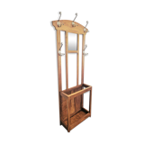 Vestiaire d’entrée style Art Déco  - Époque 1930 - Bois et métal