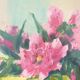 Bouquet de fleurs Huile sur toile
